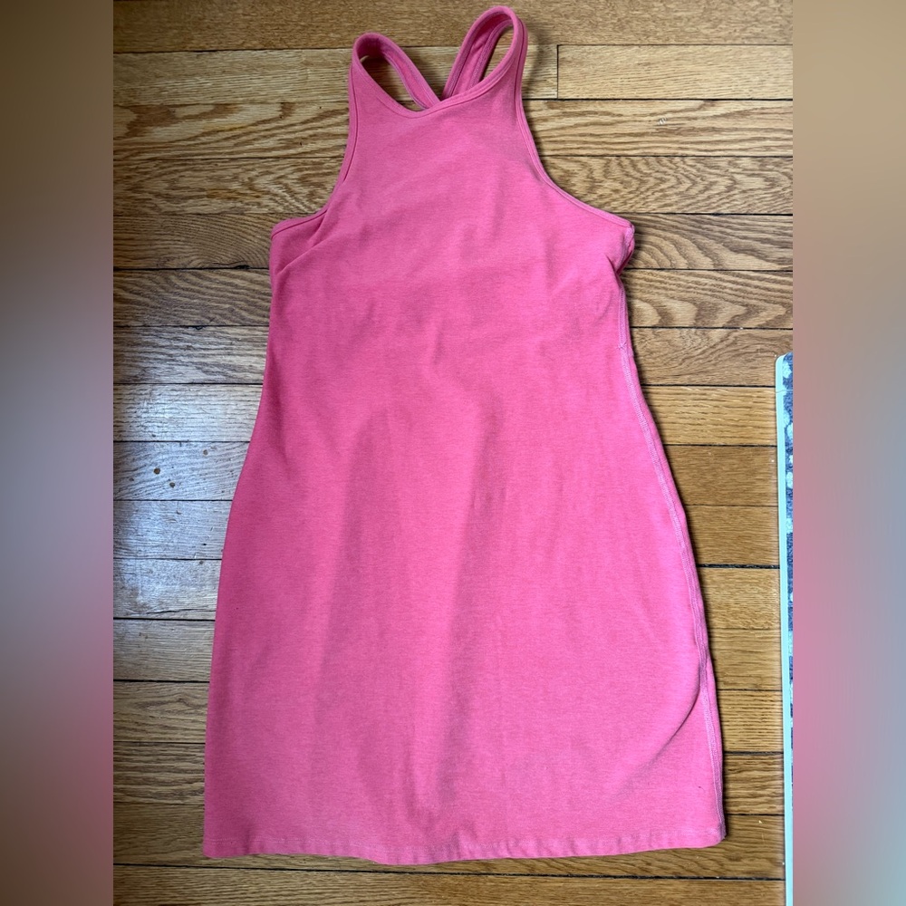 Beyond Yoga Coral Pink Racerback Athletic Dress - Size Small